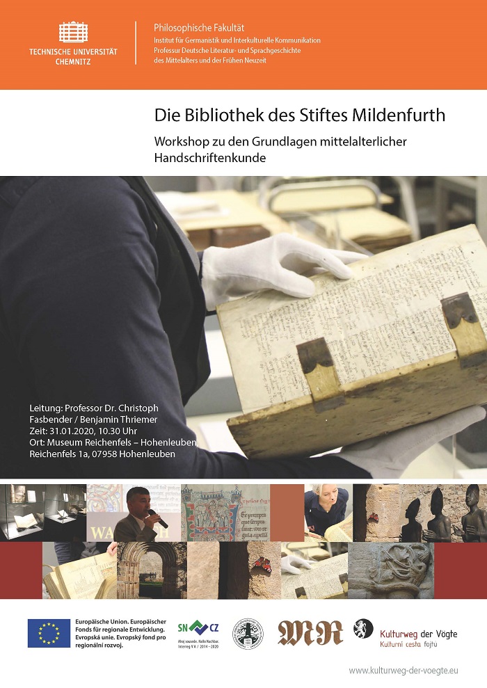 Plakat "Die Bibliothek des Stiftes Mildenfurth"